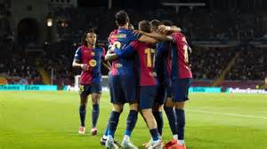 Equipo de unihockey celebrando un gol