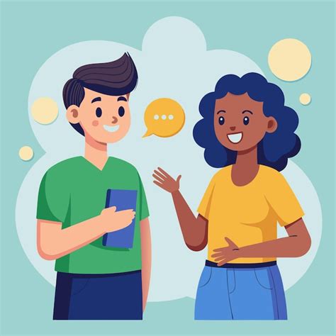 ilustración de una joven hablando con un adulto de confianza