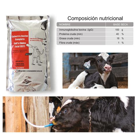Tabla comparativa visual entre calostro de cabra y bovino