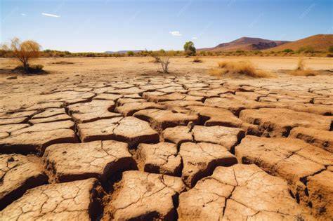 Foto de llanuras secas y agrietadas en el actual Creciente Fértil