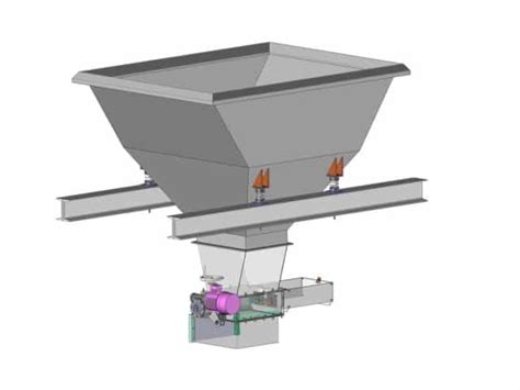 Foto de tolvas de alimentación tipo copa, diseñadas para el destete, mostrando su estructura y el acceso de los lechones.