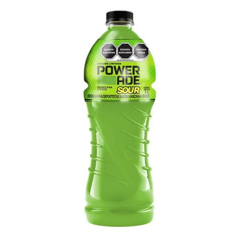 Botella de Powerade Sour de Manzana Verde