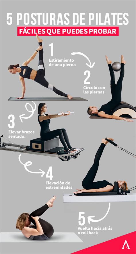 Infografía sobre ejercicios de pilates y yoga posparto