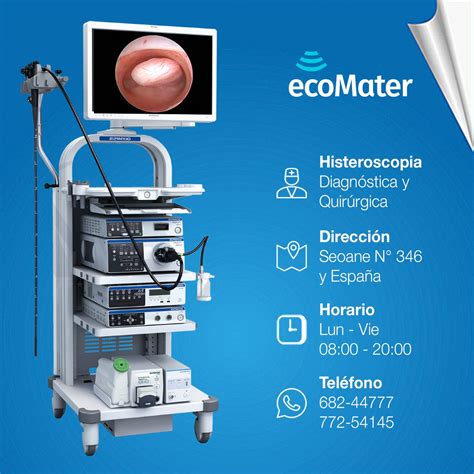 Esquema de una histeroscopia, mostrando la visualización y corrección de patologías uterinas.