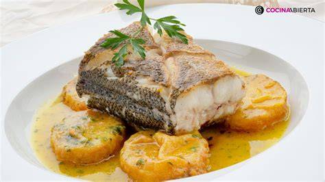 Plato de merluza de anzuelo del restaurante Solana