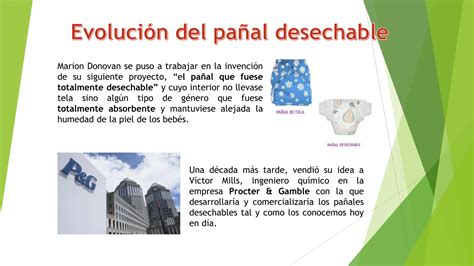 infografía sobre la evolución del pañal desechable