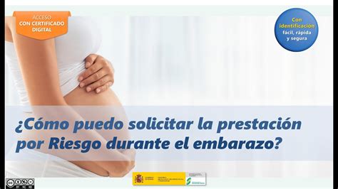 Infografía: Pasos para solicitar la prestación por riesgo durante el embarazo