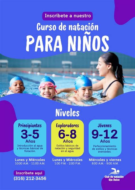 Foto de niños disfrutando de clases de natación o jugando, con madres conversando