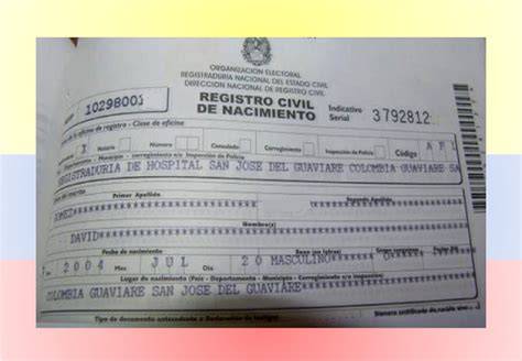 Esquema explicativo de un extracto de Registro Civil y la validez legal de su asiento registral.