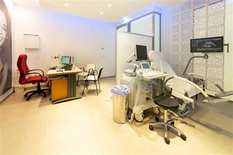 Instalaciones modernas de una clínica ginecológica