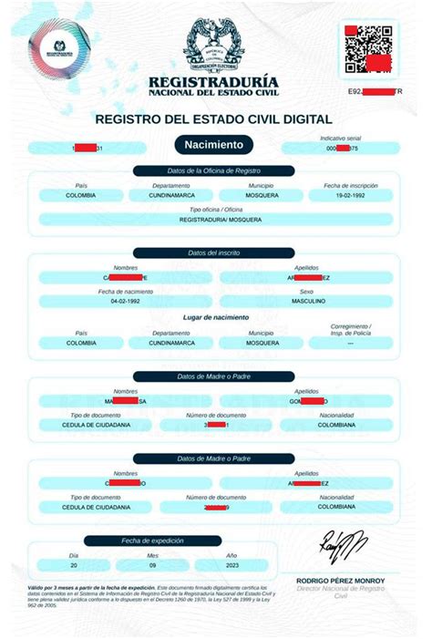 Infografía que ilustra el flujo del trámite de registro de nacimiento desde el hospital hasta el Registro Civil