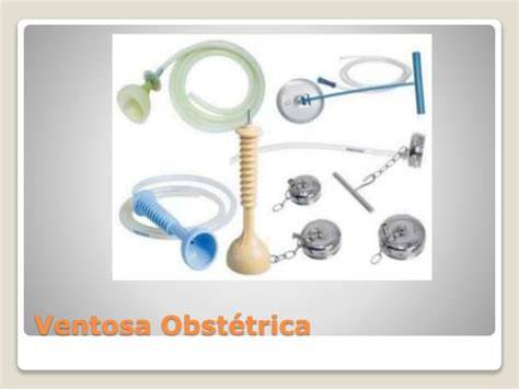 Ilustración de una ventosa obstétrica con sus componentes principales