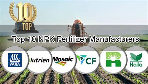 Logotipos de las principales empresas de fertilizantes a nivel mundial