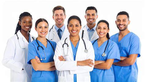 Foto de profesionales de la salud interactuando con neonatos en una unidad de cuidados intensivos