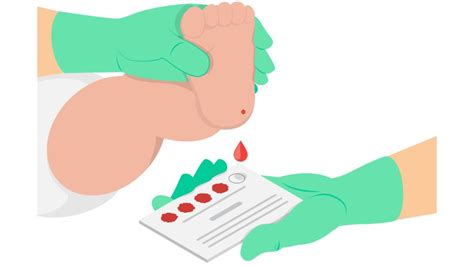 Esquema de las pruebas de cribado neonatal al nacer