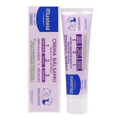 Producto Mustela Crema Bálsamo 1 2 3