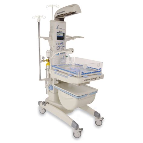 Disposición del equipo de reanimación neonatal alrededor de una cuna radiante