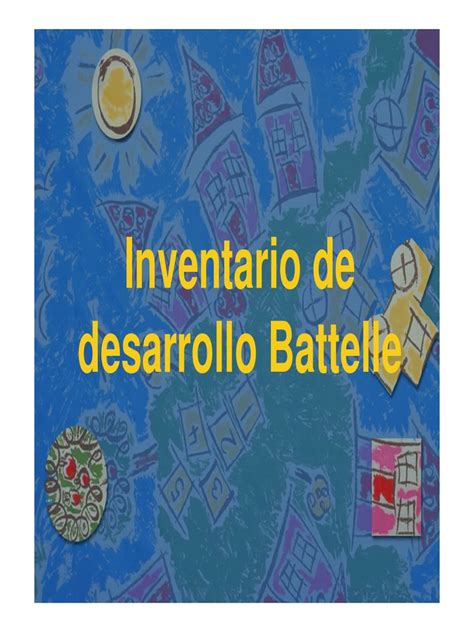 Infografía: Áreas de evaluación del Inventario de Desarrollo Battelle
