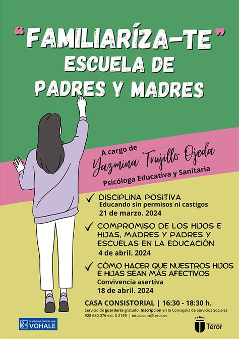 Esquema de las sesiones formativas para padres y madres sobre salud infantil