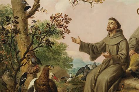 Ilustración de San Francisco de Asís creando el primer belén.