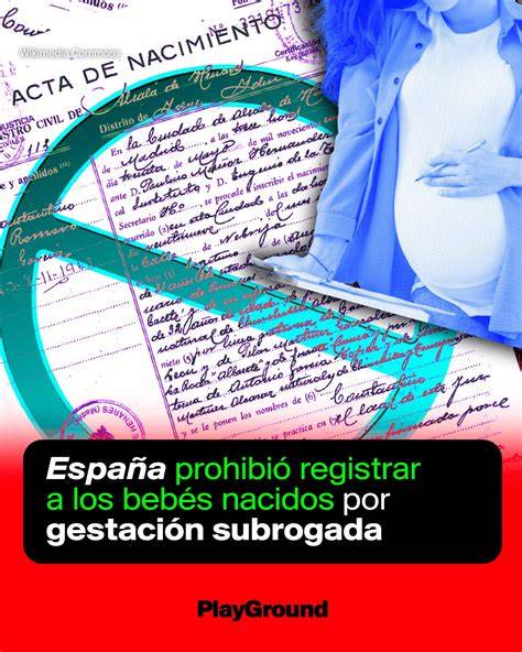 Infografía o esquema sobre el proceso legal de inscripción de menores nacidos por gestación subrogada en España