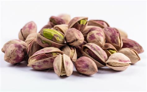 Foto: Pistachos vacíos y llenos