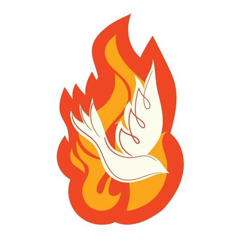 Ilustración abstracta del Espíritu Santo guiando a una persona