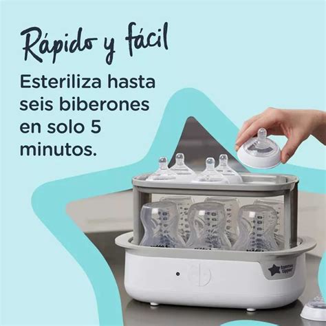 Ilustración general del esterilizador eléctrico Tommee Tippee Closer to Nature
