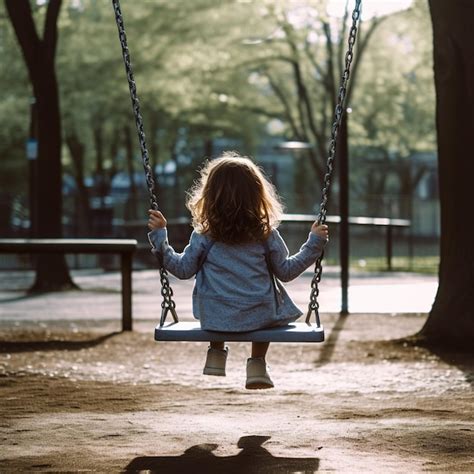 Foto de una niña pequeña en un columpio o en bicicleta, simbolizando libertad pero también riesgo. Podría mostrar un momento de juego intenso o una escena con sensación de inestabilidad.