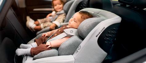 Imagen comparativa de varios modelos de sillas de coche de alta gama.