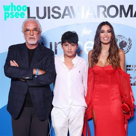 Foto de Elisabetta Gregoraci y Flavio Briatore saliendo del hospital con su bebé Nathan Falco