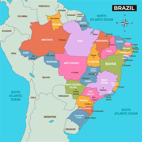 Mapa de Brasil con puntos resaltando ciudades donde ocurrieron los incidentes