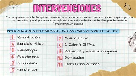 Infografía comparativa de las intervenciones no farmacológicas y su eficacia clínica