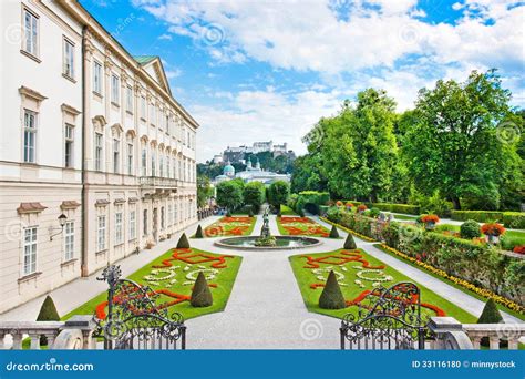 Jardines del Palacio de Mirabell en flor
