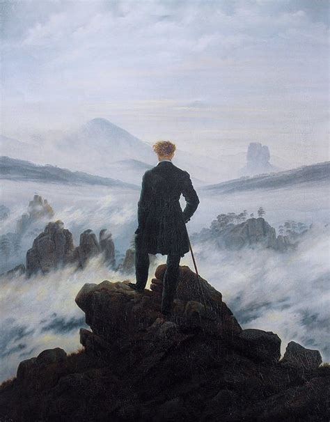 Pintura romántica que representa el inicio del movimiento