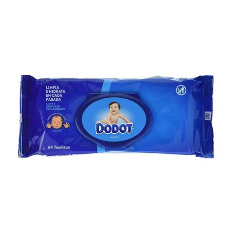 Primer plano de las toallitas húmedas Dodot, destacando su suavidad y humedad