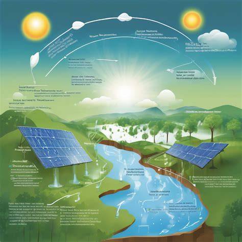 Esquema visual que muestra la relación entre el ciclo solar y el crecimiento de la vida natural