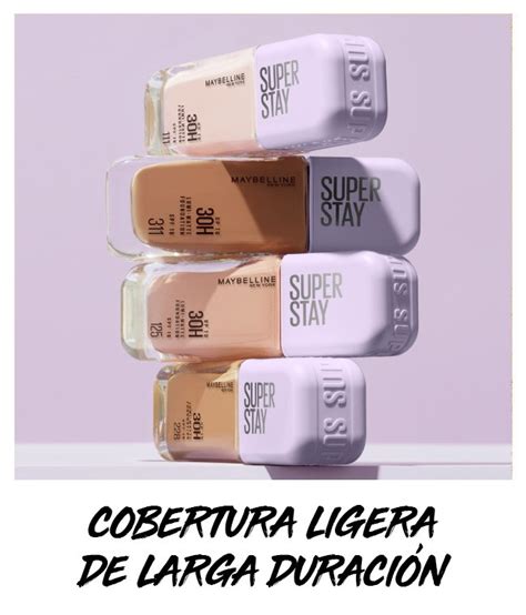 Imagen: Gama de bases de maquillaje Maybelline con FPS