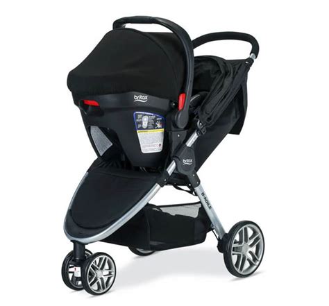 Ilustración detallada del mecanismo de plegado de la Britax B Agile 4